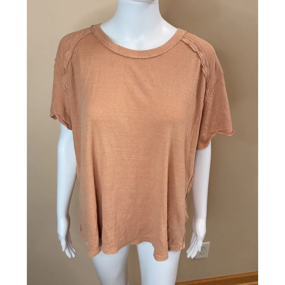We‎ The Free Women's Oversized Flax Linen Cotton Free People Size Medium